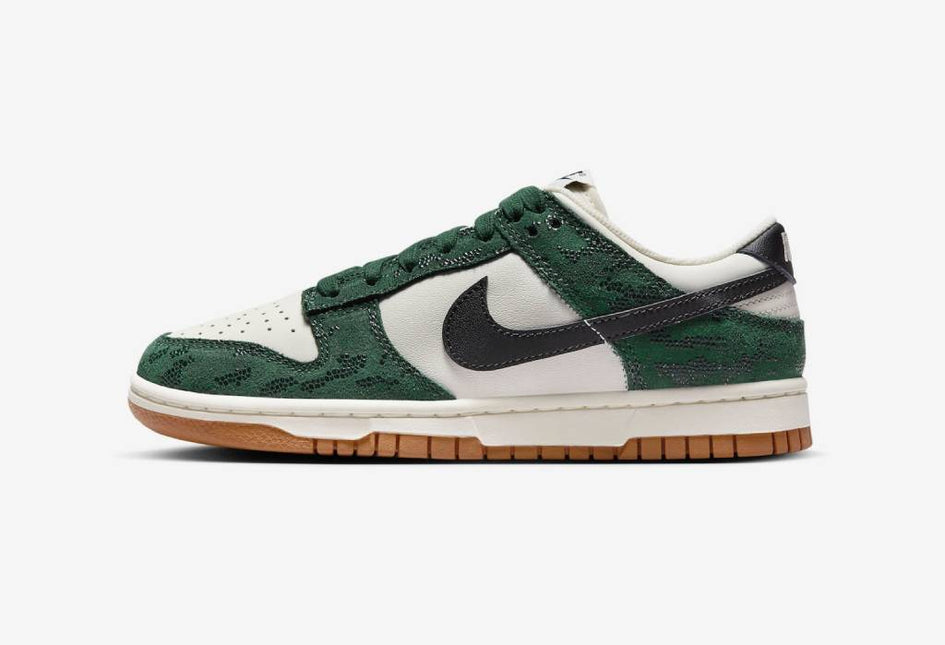 Men's Nike Dunk Low Green Snake Shoes