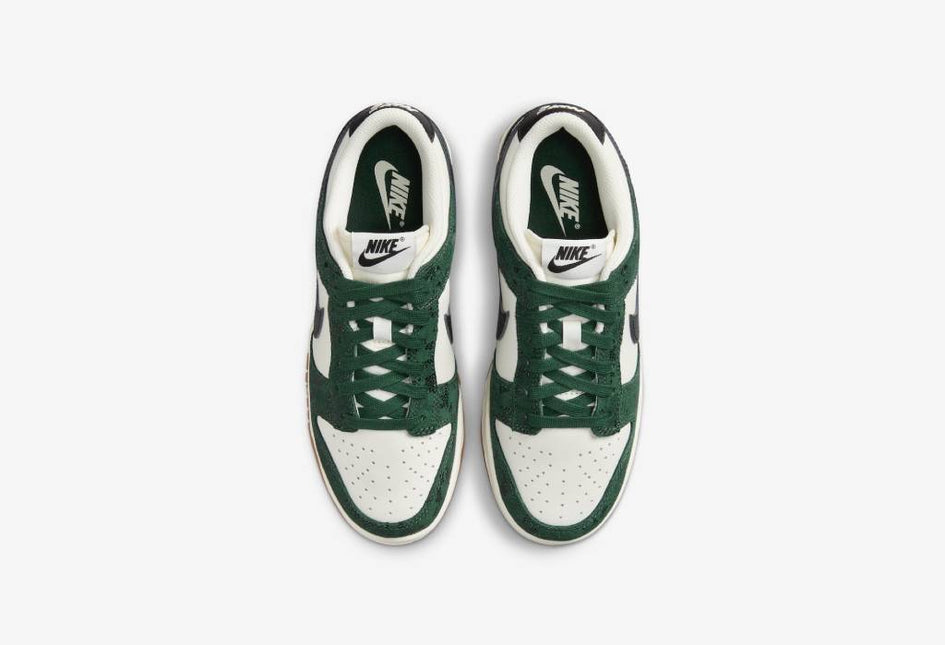 Men's Nike Dunk Low Green Snake Shoes