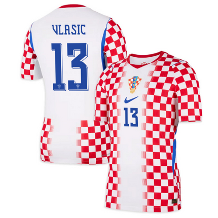 Nikola Vlasic Croatia National Team 2026 Home Jersey - Red