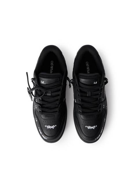 Men's Off-White Out Of Office Sneakers In Black White