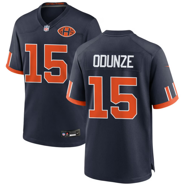 Rome Odunze Chicago Bears 2026 Rivalries Collection Game Jersey - Navy