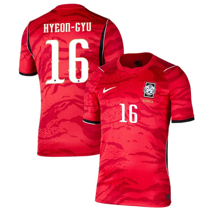 Oh Hyeon-gyu South Korea National Team 2026 Home Jersey – Red