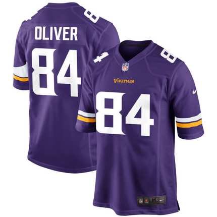 Josh Oliver Minnesota Vikings 2026 Game Jersey - Purple
