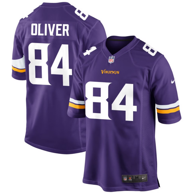 Josh Oliver Minnesota Vikings 2026 Game Jersey - Purple
