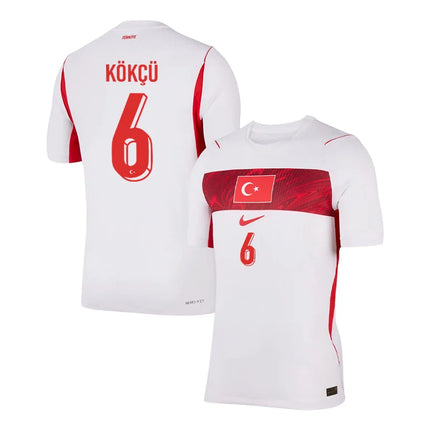 Orkun Kokcu Turkey National Team 2026 Away Jersey - White