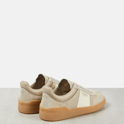 Men's Valentino Garavani Upvillage Low-Top Beige Sneakers