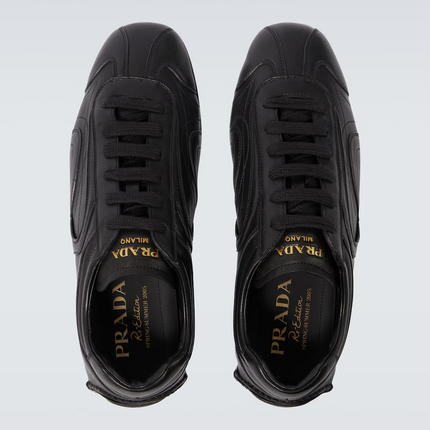 Men's Prada Montecarlo Re-Edition 2005 Leather Black Sneakers