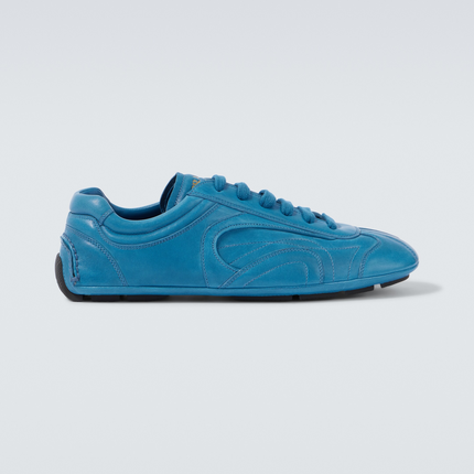 Men's Prada Montecarlo Re-Edition 2005 Leather Blue Sneakers