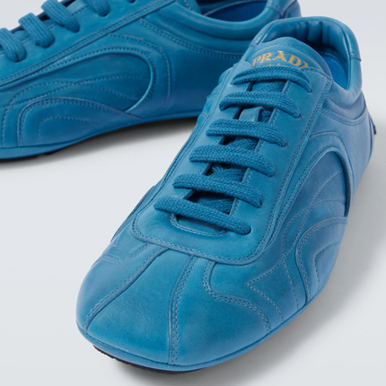Men's Prada Montecarlo Re-Edition 2005 Leather Blue Sneakers