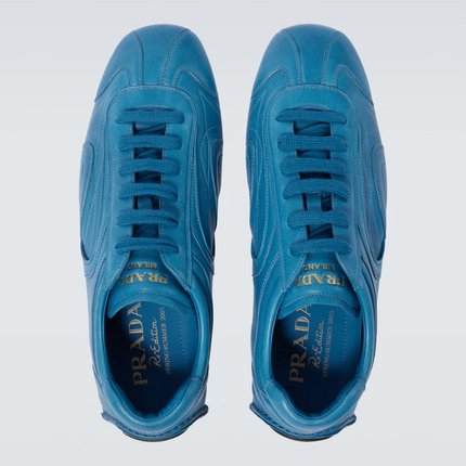 Men's Prada Montecarlo Re-Edition 2005 Leather Blue Sneakers