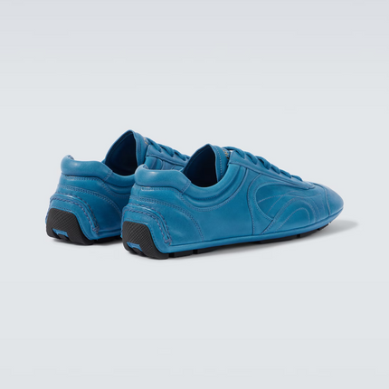 Men's Prada Montecarlo Re-Edition 2005 Leather Blue Sneakers