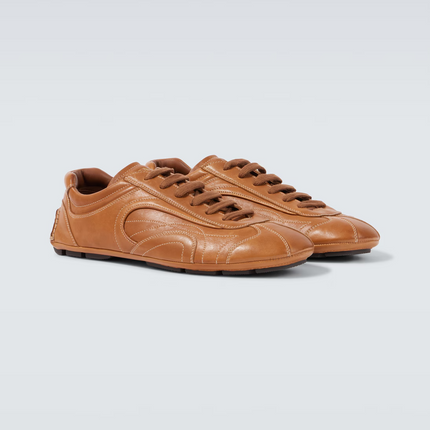 Men's Prada Montecarlo Re-Edition 2005 Leather Brown Sneakers