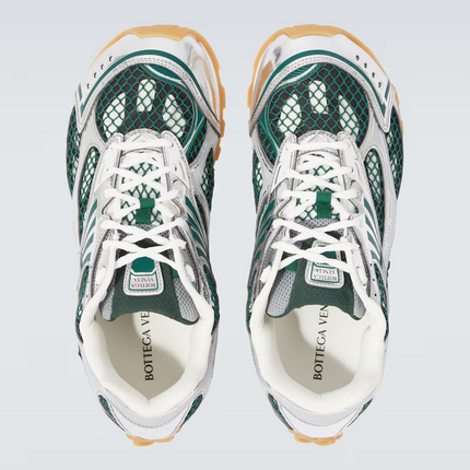 Men’s Bottega Veneta Orbit Silver Green Sneakers