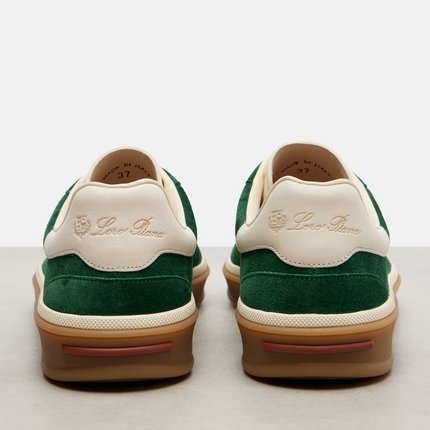 Men's Loro Piana Tennis Walk  Green Sneakers
