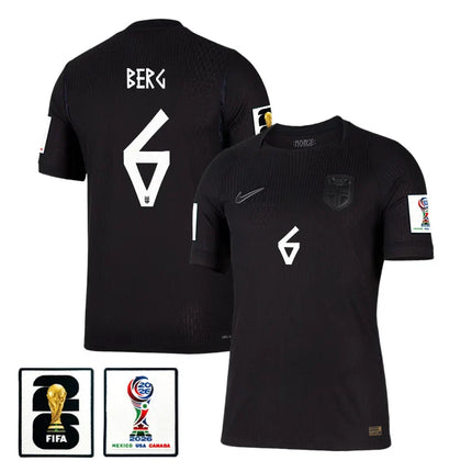 Patrick Berg Norway National Team 2026 x World Cup Patch Away Jersey – Black