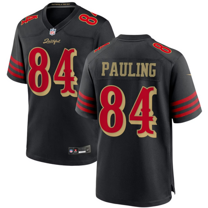 Will Pauling San Francisco 49ers 2026 Rivalries Collection Game Jersey - Black