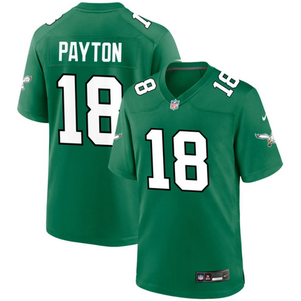 Cole Payton Philadelphia Eagles 2026 Alternate Game Jersey - Kelly Green