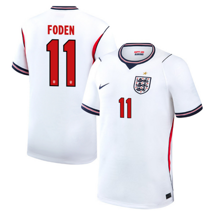 Phil Foden England National Team 2026 Hone Jersey - White