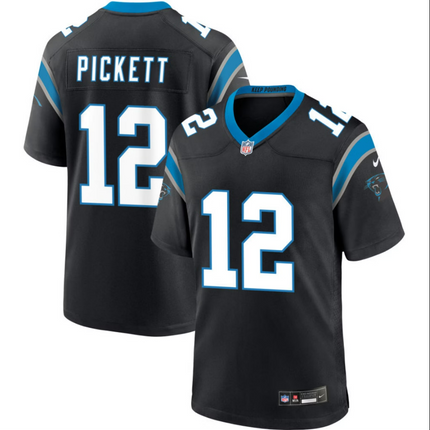Kenny Pickett Carolina Panthers 2026 Game Jersey - Black