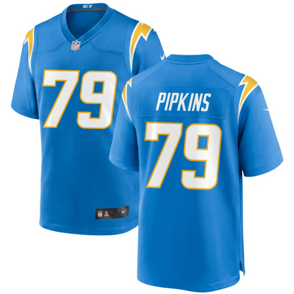 Trey Pipkins Los Angeles Chargers 2026 Game Jersey - Powder Blue