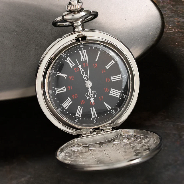 3D Metal Effect Stars & Stripes Once A Brother Always A Brother - Personalized Pocket Watch