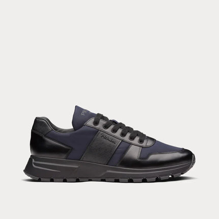 Men's Prada Prax 01 Re-Nylon 'Black  Blue' Sneakers