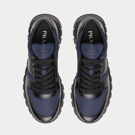 Men's Prada Prax 01 Re-Nylon 'Black  Blue' Sneakers