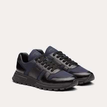 Men's Prada Prax 01 Re-Nylon 'Black  Blue' Sneakers