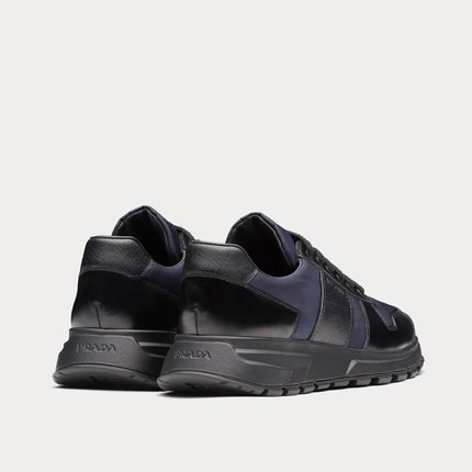 Men's Prada Prax 01 Re-Nylon 'Black  Blue' Sneakers