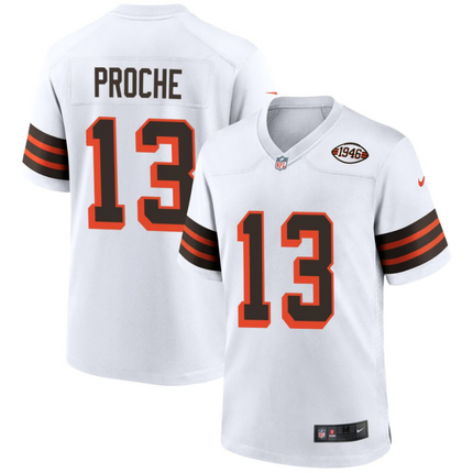 James Proche Cleveland Browns 1946 Collection Alternate Jersey - White