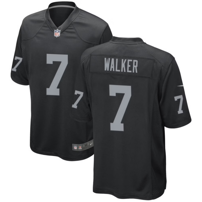 Quay Walker Las Vegas Raiders 2026 Game Jersey - Black