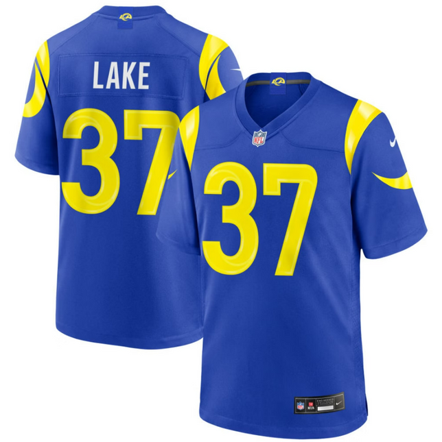 Quentin Lake Los Angeles Rams 2026 Game Jersey - Royal