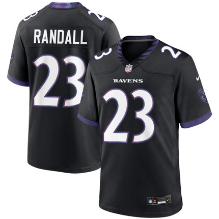 Adam Randall Baltimore Ravens 2026 Alternate Game Jersey - Black