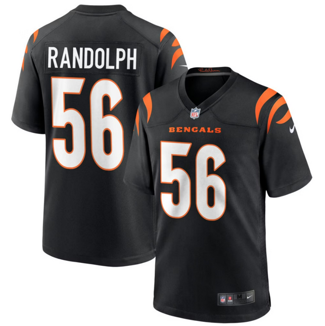 Garmon Randolph Cincinnati Bengals 2026 Game Jersey - Black