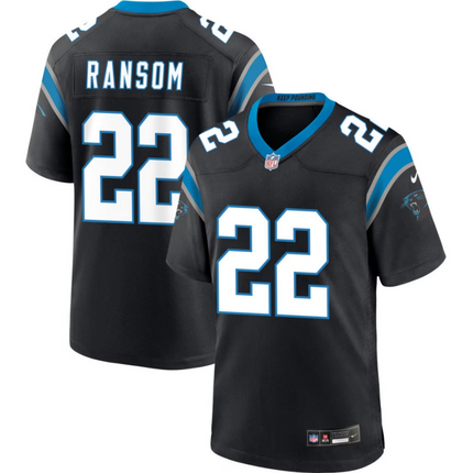 Lathan Ransom Carolina Panthers 2026 Game Jersey - Black