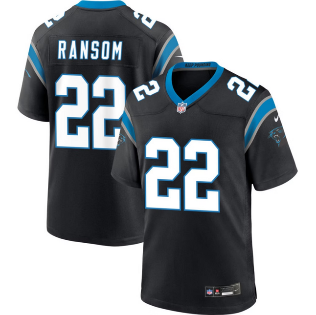 Lathan Ransom Carolina Panthers 2026 Game Jersey - Black