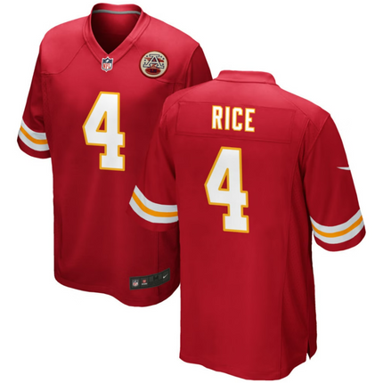 Rashee Rice Kansas City Chiefs 2026 Game Jersey - Red