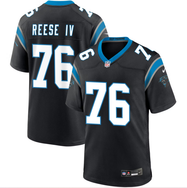 Albert Reese IV Carolina Panthers 2026 Game Jersey - Black