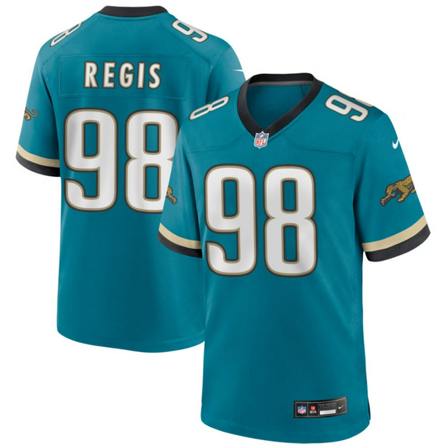 Albert Regis Jacksonville Jaguars 2026 Throwback Game Jersey - Teal Prowler