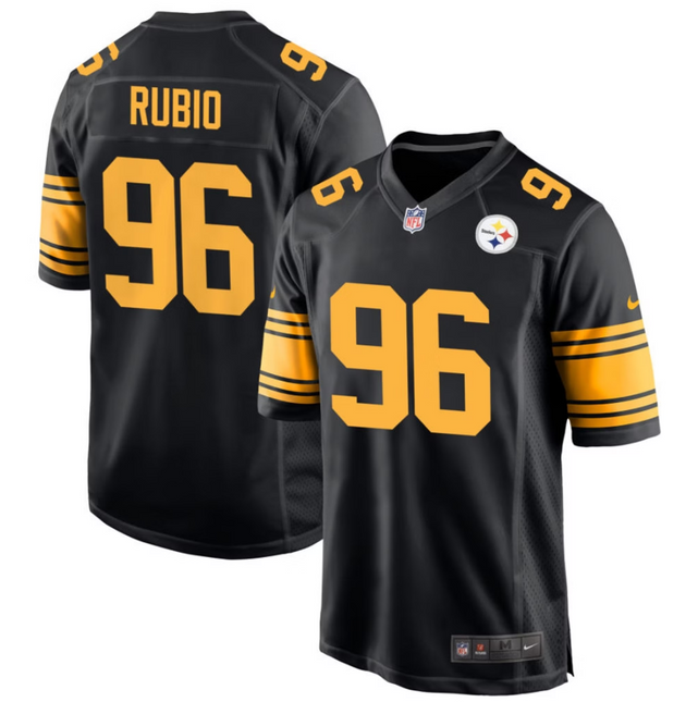 Gabriel Rubio Pittsburgh Steelers 2026 Alternate Game Jersey - Black