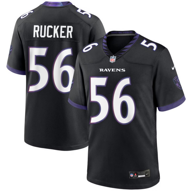 Kaimon Rucker Baltimore Ravens 2026 Alternate Game Jersey - Black