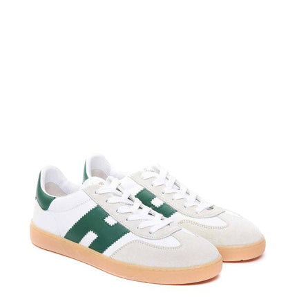 Men's Hogan White Green Sneakers