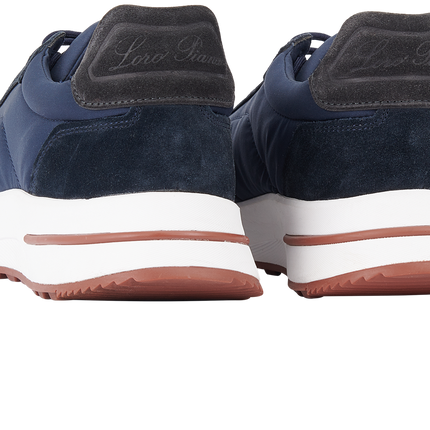 Men's Loro Piana Weekend Walk Navy Blue Sneakers