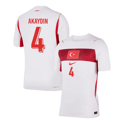 Samet Akaydin Turkey National Team 2026 Away Jersey - White