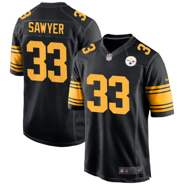 Jack Sawyer Pittsburgh Steelers 2026 Alternate Game Jersey - Black