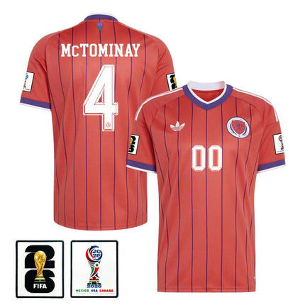 Scott McTominay Scotland National Team 2026 x World Cup Patch Away Jersey – Red