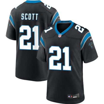 Nick Scott Carolina Panthers 2026 Game Jersey - Black