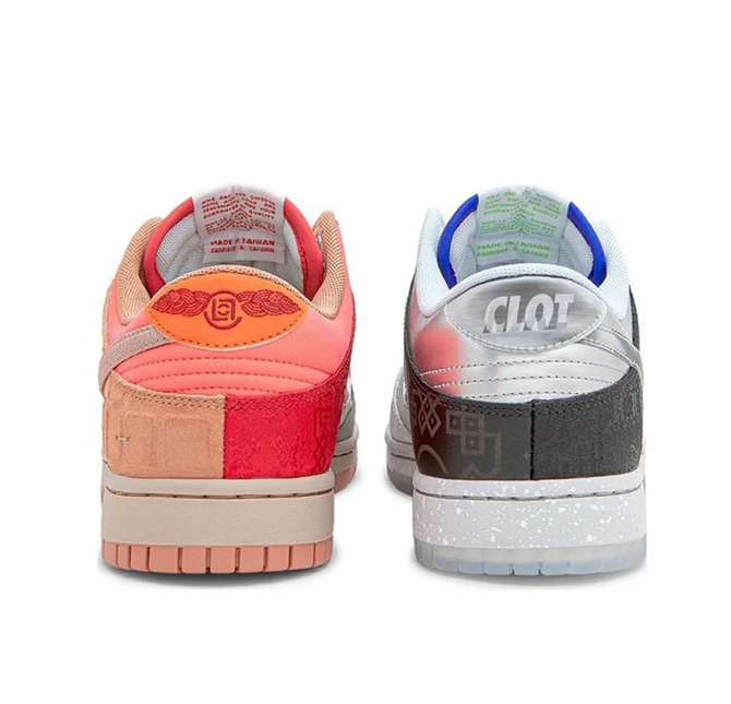 Men's Nike CLOT x Dunk Low What The Shoes