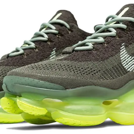 Men's Nike Air Max Scorpion Flyknit Cargo Khaki Volt Shoes