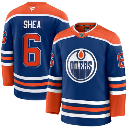 Ryan Shea Edmonton Oilers 2026 Home Premium Jersey - Royal